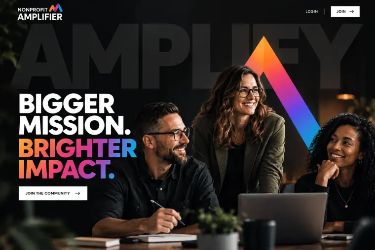 Nonprofit Amplifier, nonprofit website